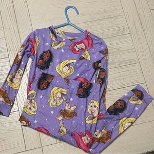 Disney Kids Pajama Set with Princesses in Purple NWT size 4T